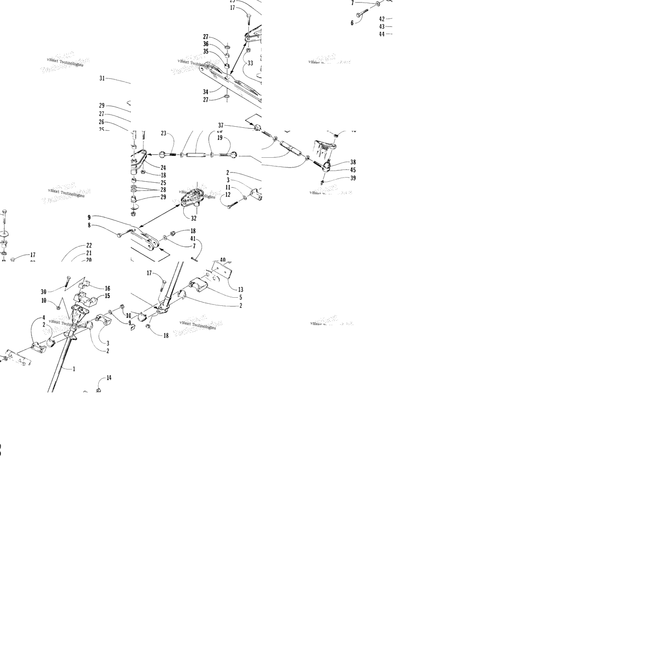 Tie Rod And Steering Post Assembly