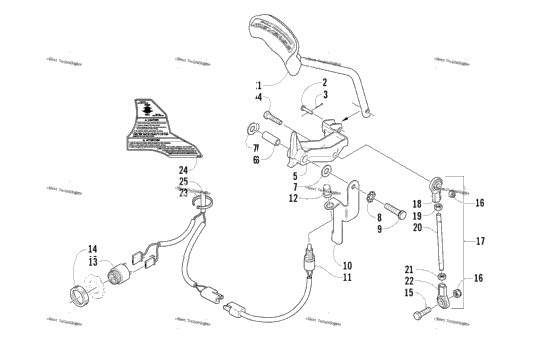 Reverse Shift Lever Assembly (Optional)