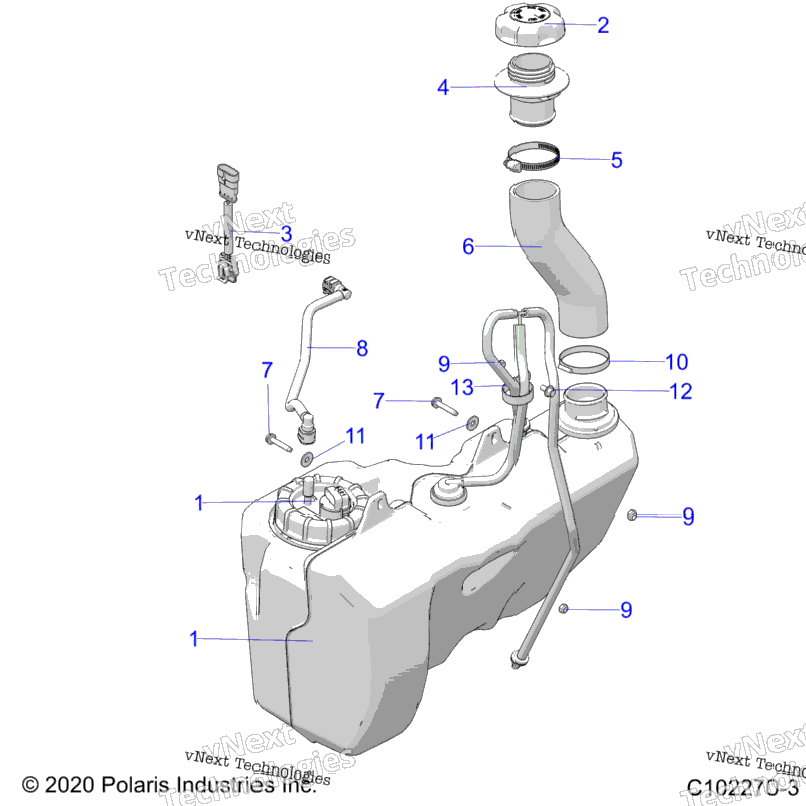 Fuel System, Fuel Tank