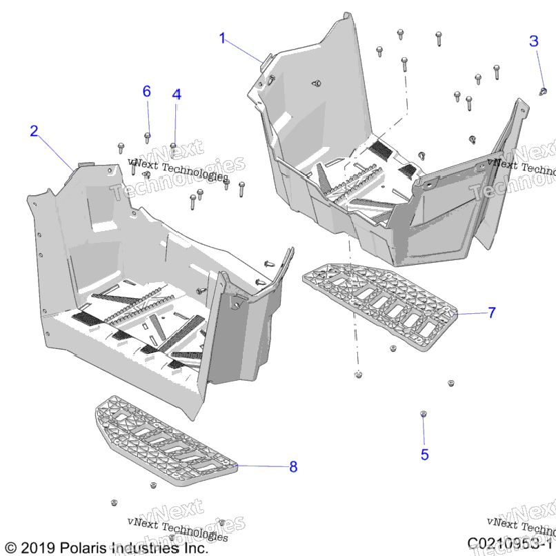 Body, Footwells A22sge95fn/S95cn/S95fn