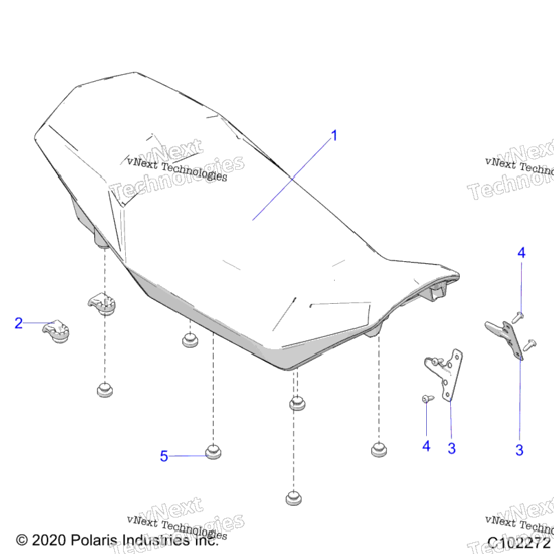 Body, Seat A22sge95fn/S95cn/S95fn
