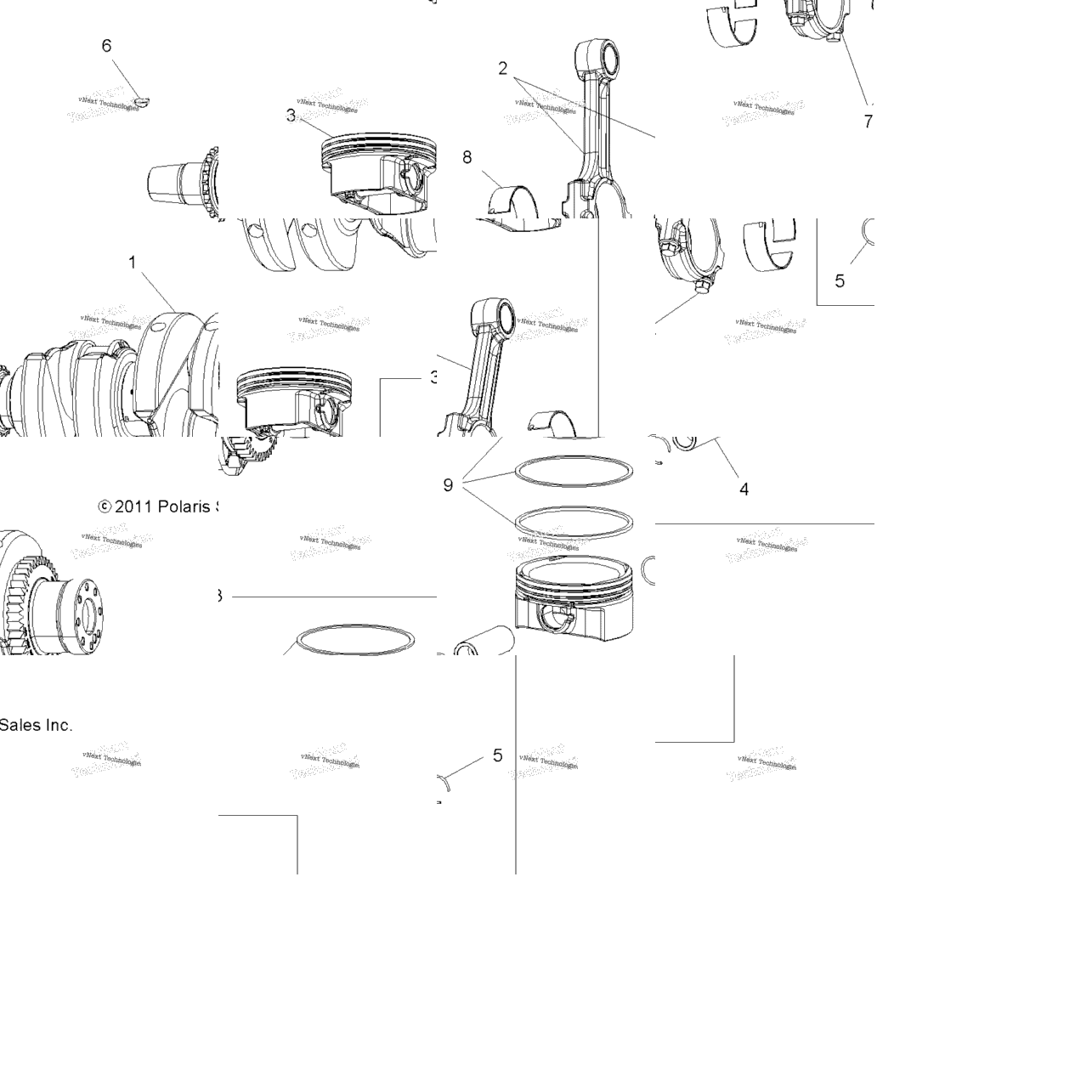 Engine, Crankshaft & Piston