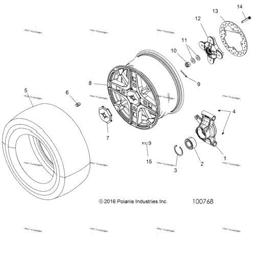 Wheels, Rear & Hub A18sxe85bm/Bs/B9