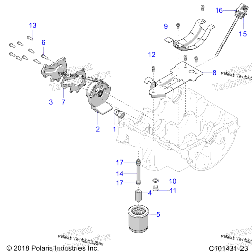 Engine, Oil System A22sge95fn/S95cn/S95fn
