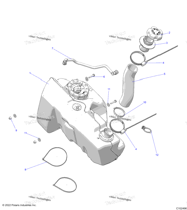 Fuel System, Fuel Tank A22sge95fn/S95cn/S95fn