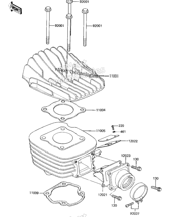 Cylinder Head/Cylinder/Reed Valve