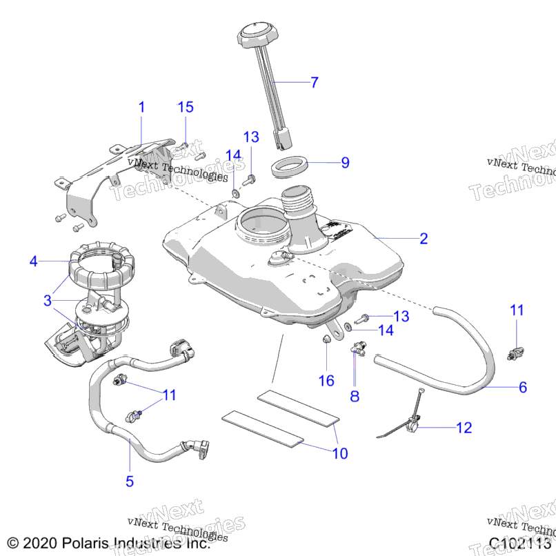 Fuel System, Fuel Tank Asm