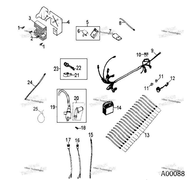 Electrical Parts A22yap20n4