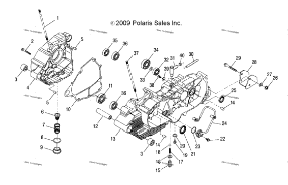 Engine, Crankcase A22yap20n4