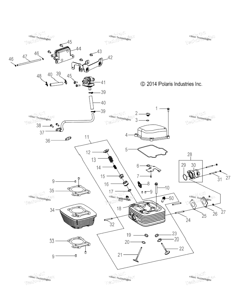 Engine, Cylinder Head A22yap20n4