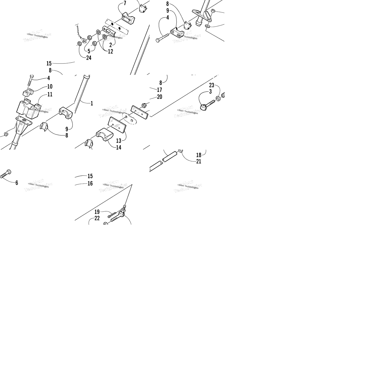 Steering Post Assembly