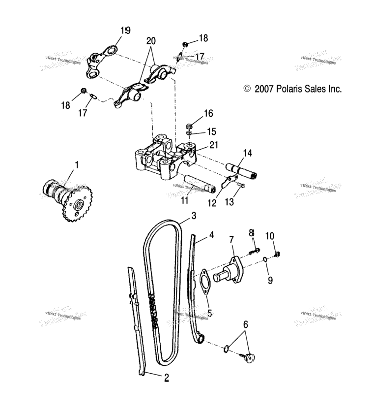 Engine, Valve Cam A22yap20n4