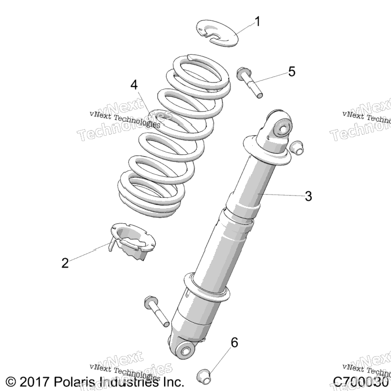 Suspension, Rear Shock Mounting R18rre99fm/S99fm/Scm