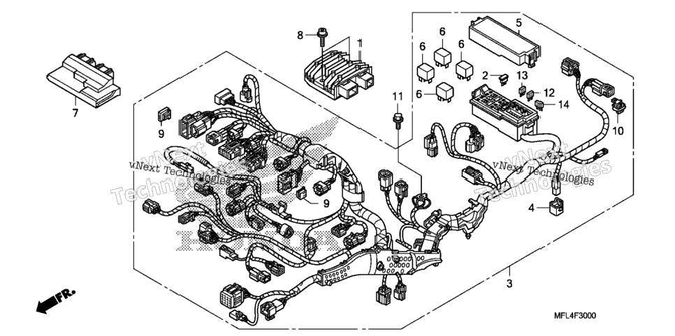 Wire Harness (Cbr1000rr)