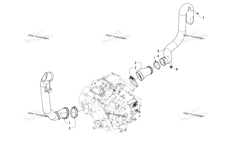 Case/Belt Cooling Assembly