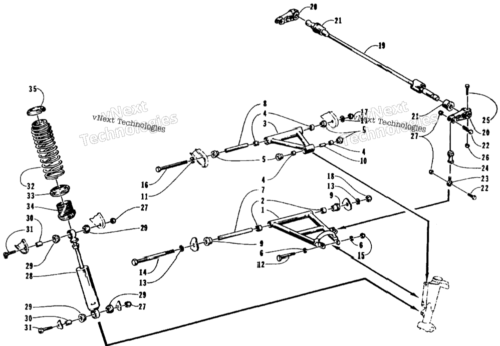 Front Suspension And Shock Absorber