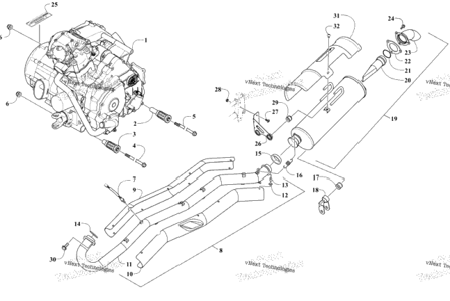 Engine And Exhaust
