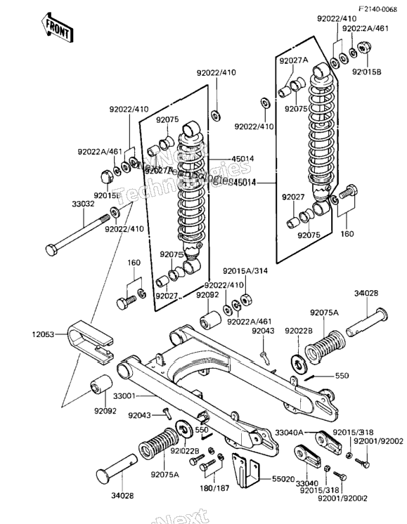 Swing Arm/Shock Absorbers