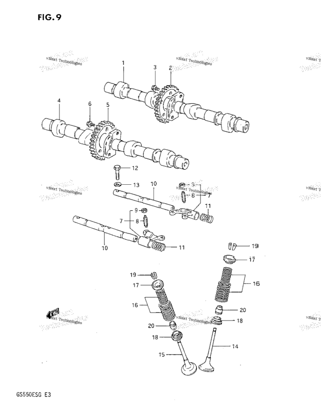 Cam Shaft - Valve