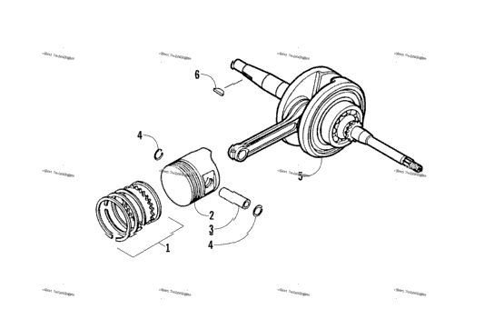 Piston And Crankshaft Assembly