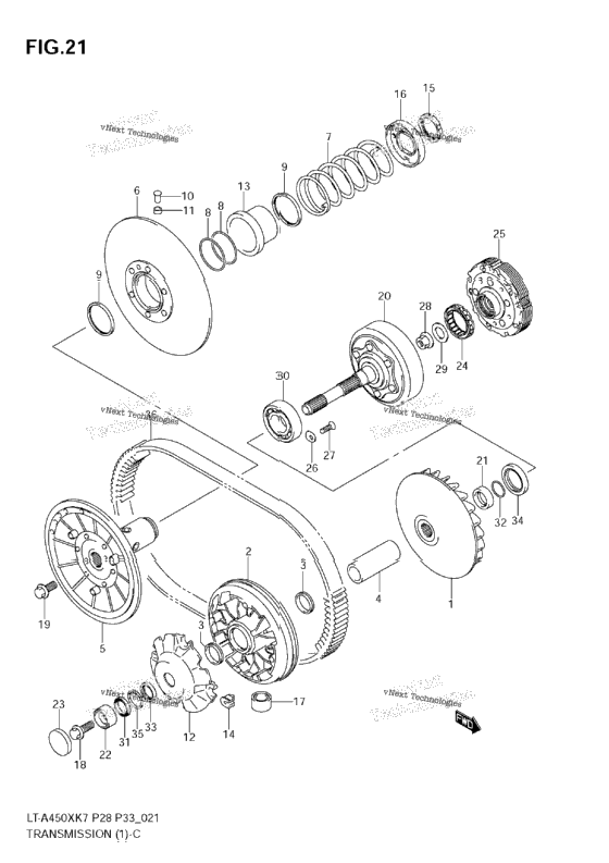 Transmission (1)(Model K7/K8/K9)