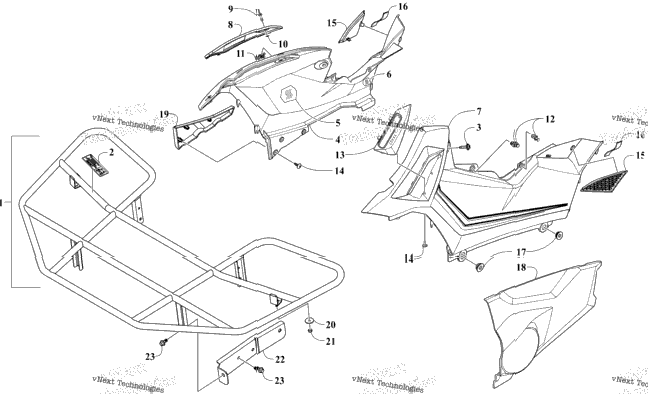 Front Rack And Side Panel Assemblies