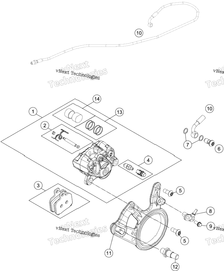 Rear Brake Caliper