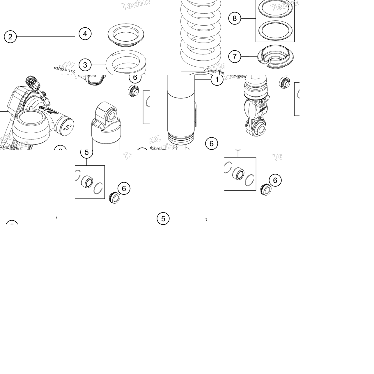 Shock Absorber Disassembled