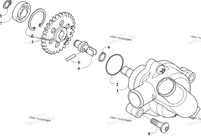 Water Pump Assembly