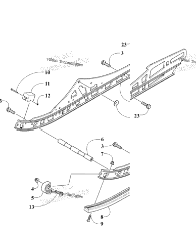 Slide Rail And Track Assembly