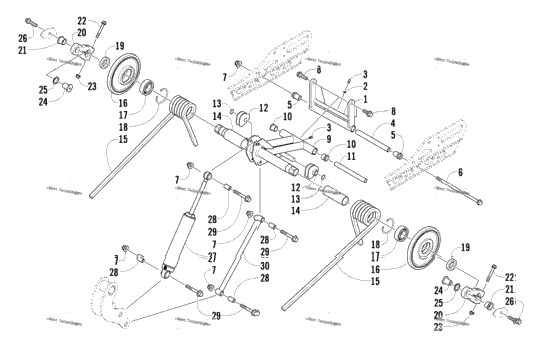 Rear Suspension Rear Arm Assembly