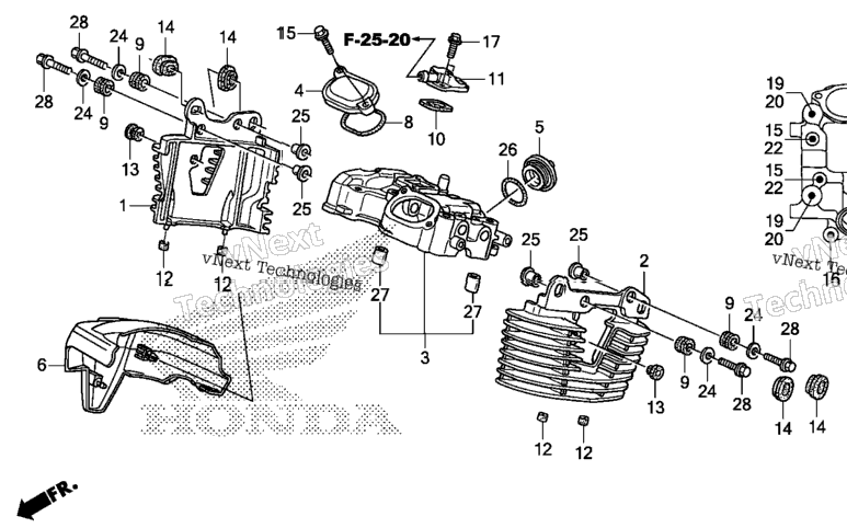 Rear Cylinder Head Cover