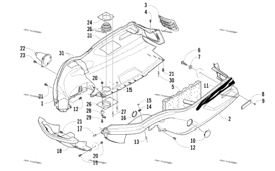 Belly Pan And Front Bumper Assembly
