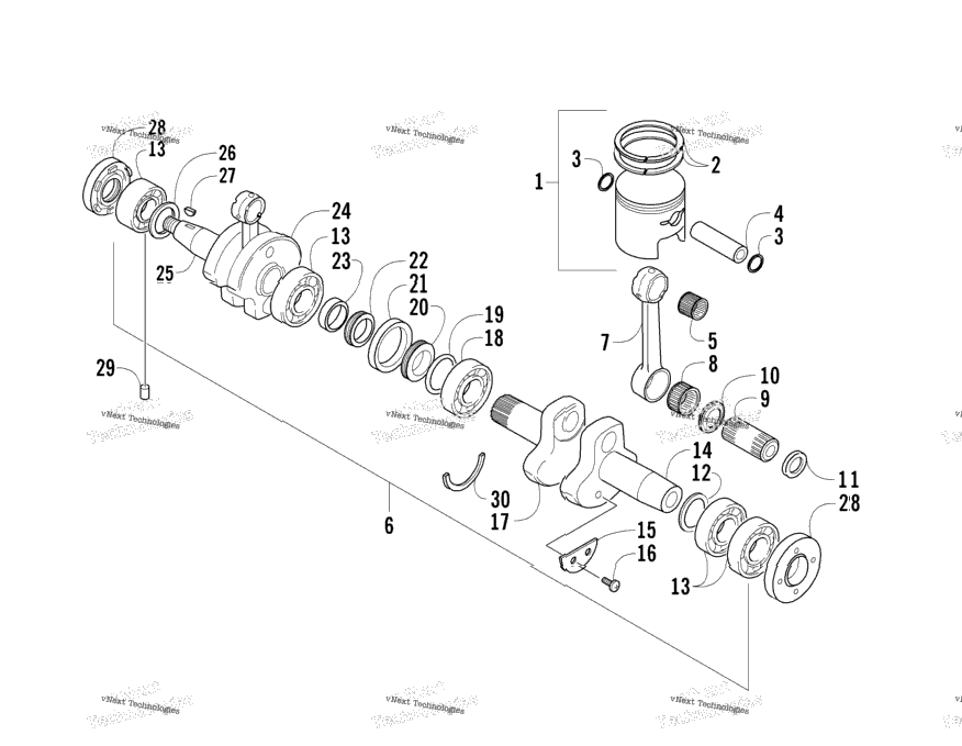 Piston And Crankshaft