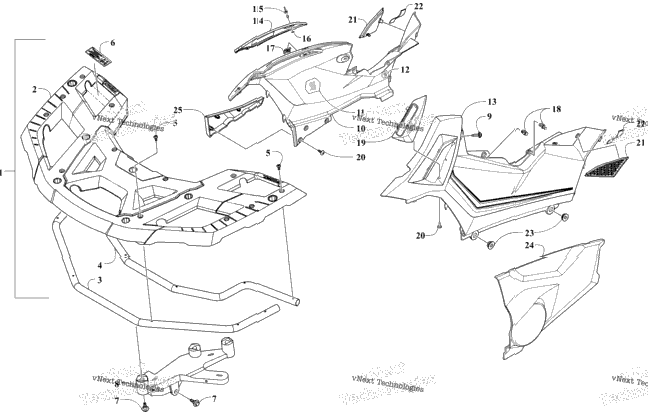 Front Rack And Side Panel Assemblies