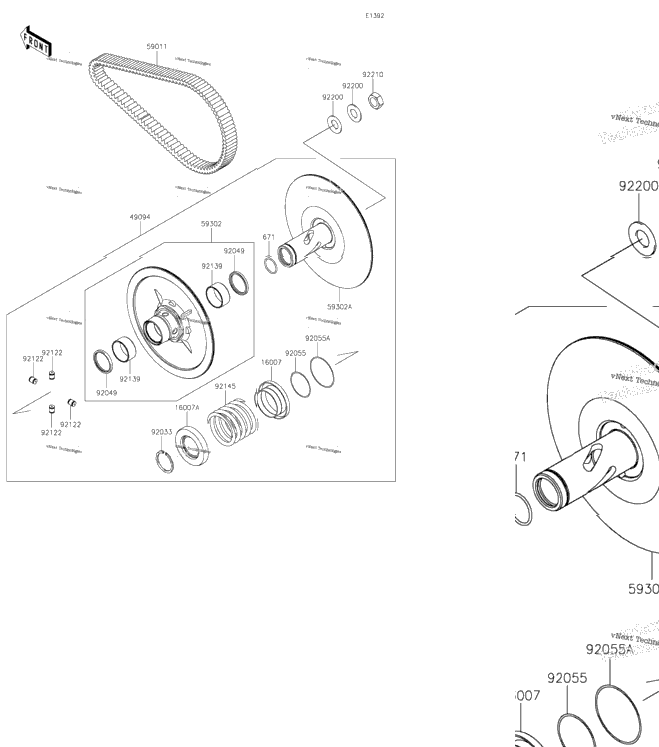 Driven Converter/Drive Belt