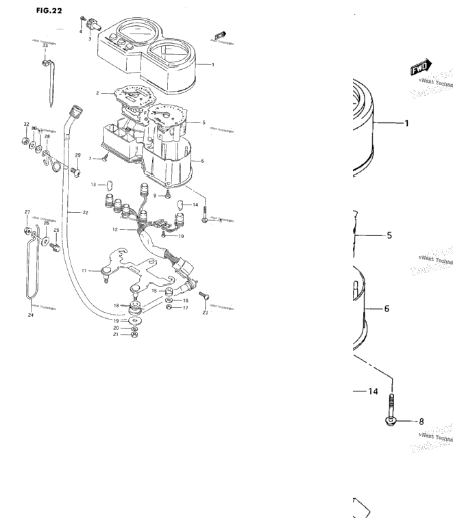 Speedometer-Tachometer (N/P)