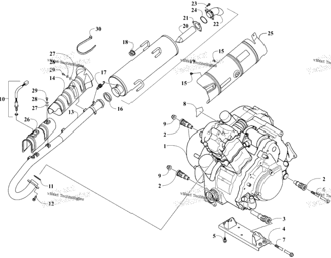 Engine And Exhaust