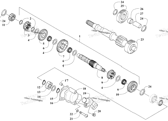 Secondary Transmission Assembly