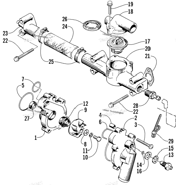 Water Pump/Water Manifold