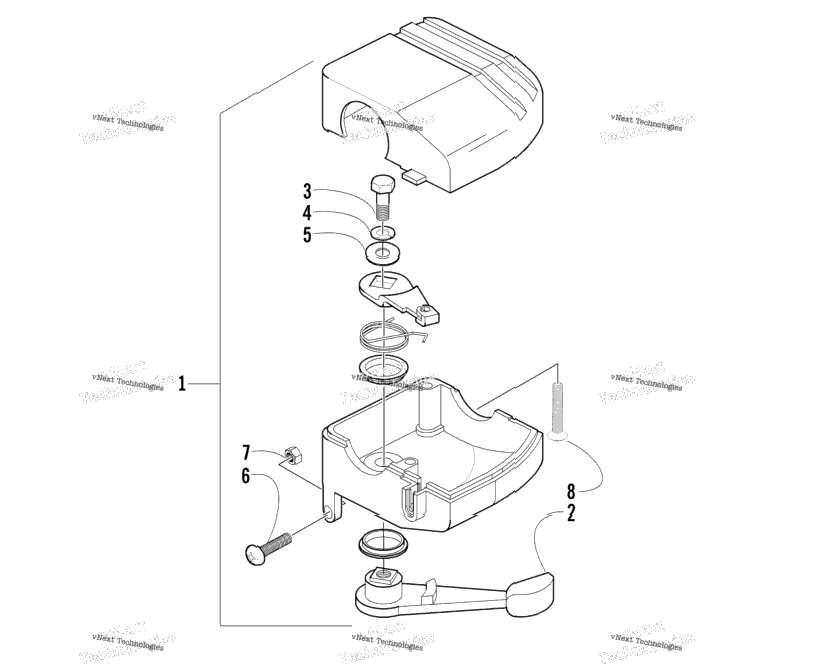 Throttle Case Assembly