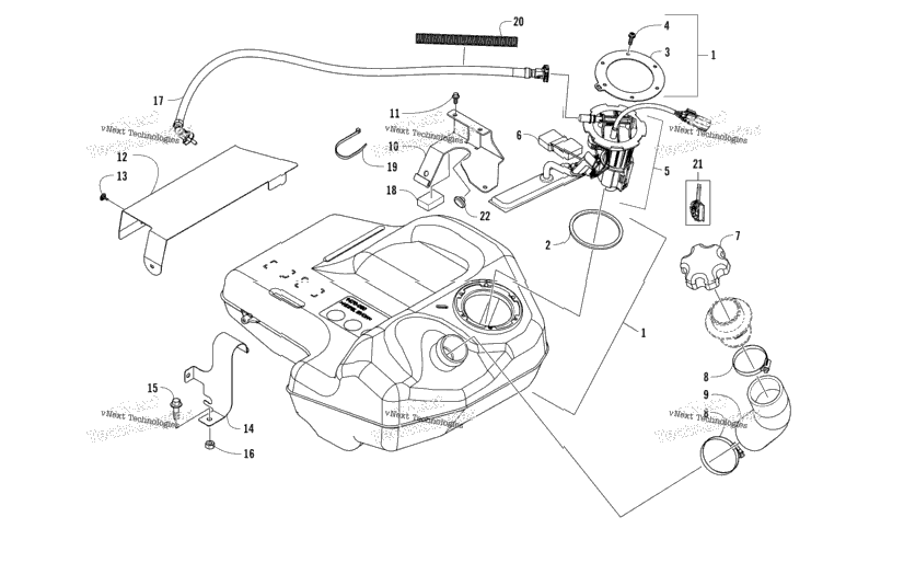 Gas Tank Assembly