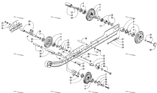 Idler Wheel And Axle Assemblies