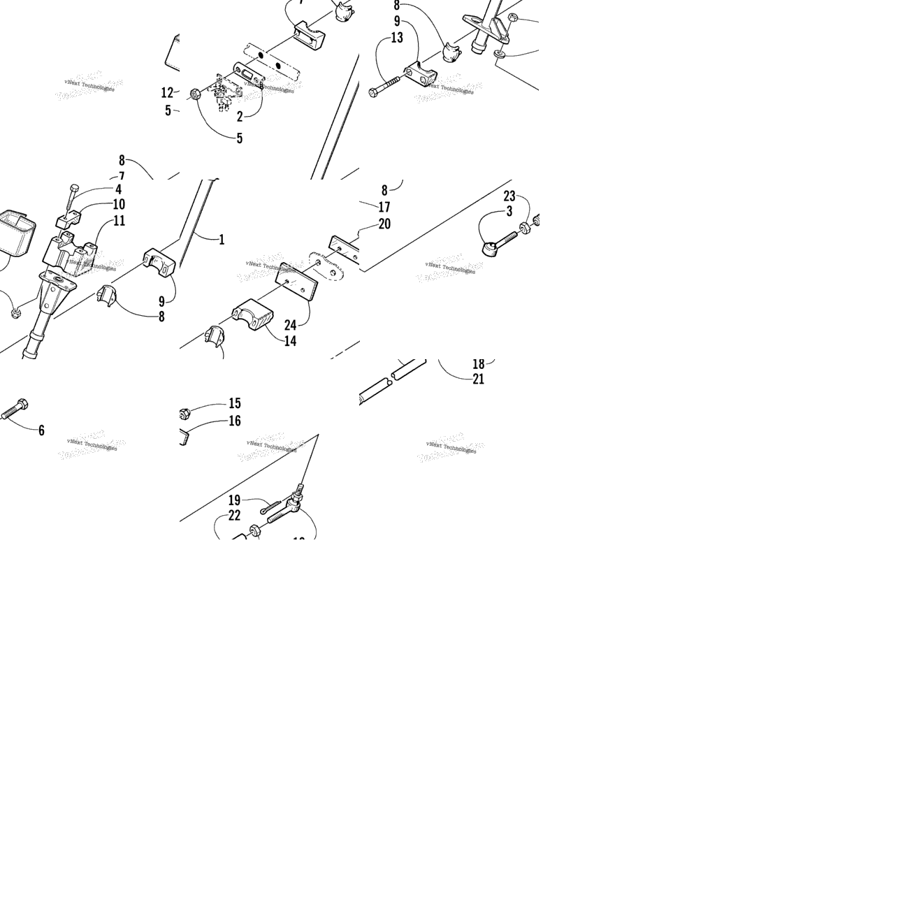 Steering Post Assembly