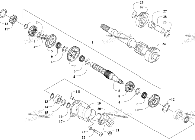 Secondary Transmission Assembly