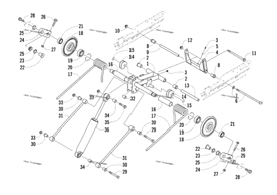 Rear Suspension Rear Arm Assembly