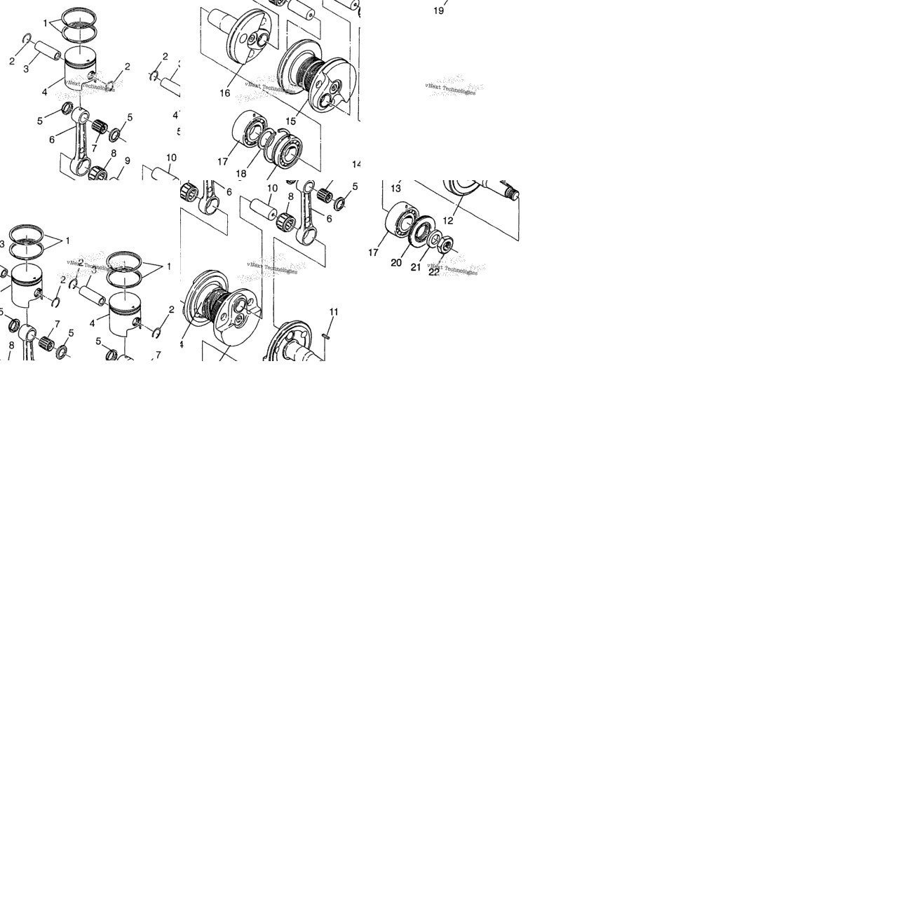 Piston & Crankshaft Rxl