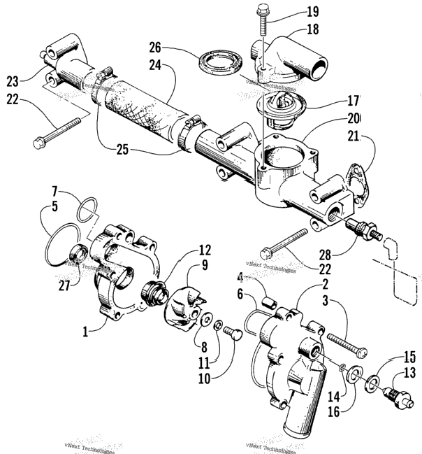 Water Pump/Water Manifold