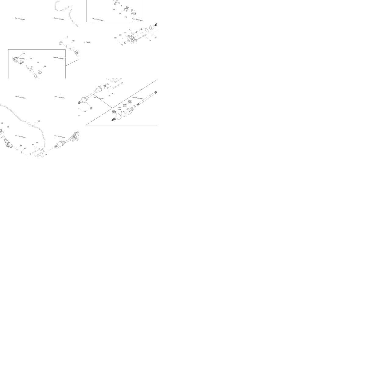 Drive - Rear Section - Common Parts