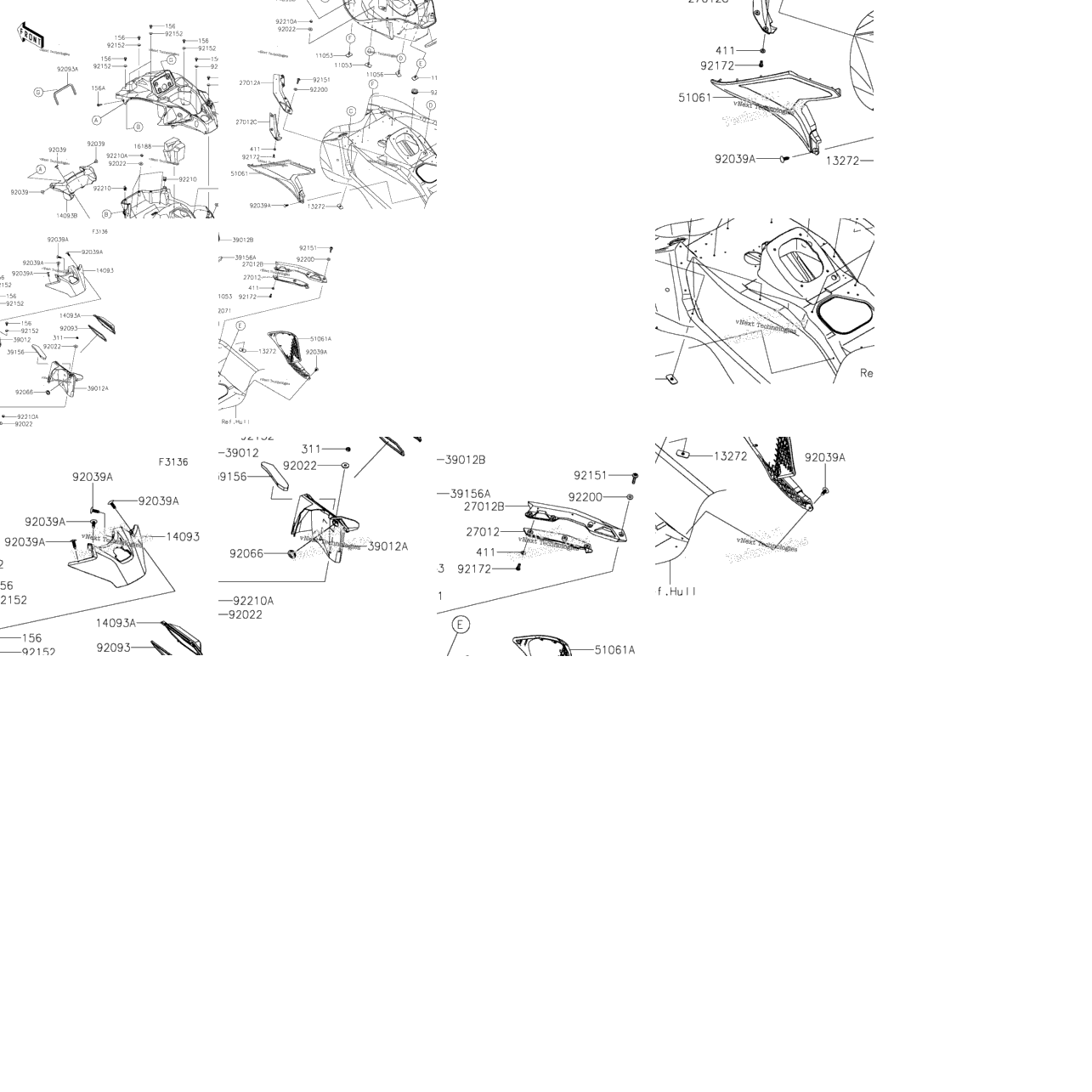 Hull Middle Fittings